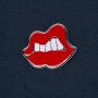 Brooch 'Lips' 46×37 mm